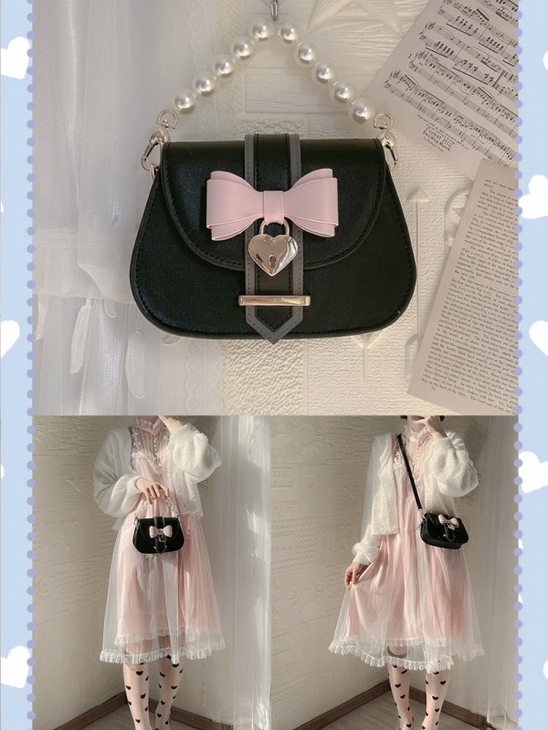 Sheep Puff - Heart-shaped Lock Lolita Bag Sheep Puff - Heart-shaped Lock Lolita Bag