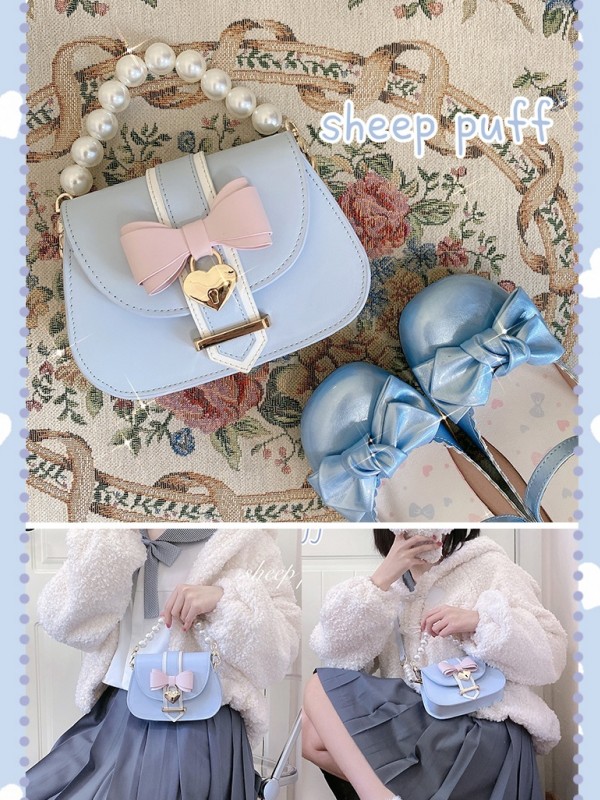 Sheep Puff - Heart-shaped Lock Lolita Bag Sheep Puff - Heart-shaped Lock Lolita Bag