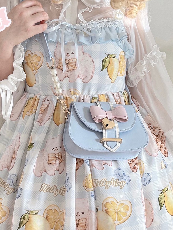 Sheep Puff - Heart-shaped Lock Lolita Bag