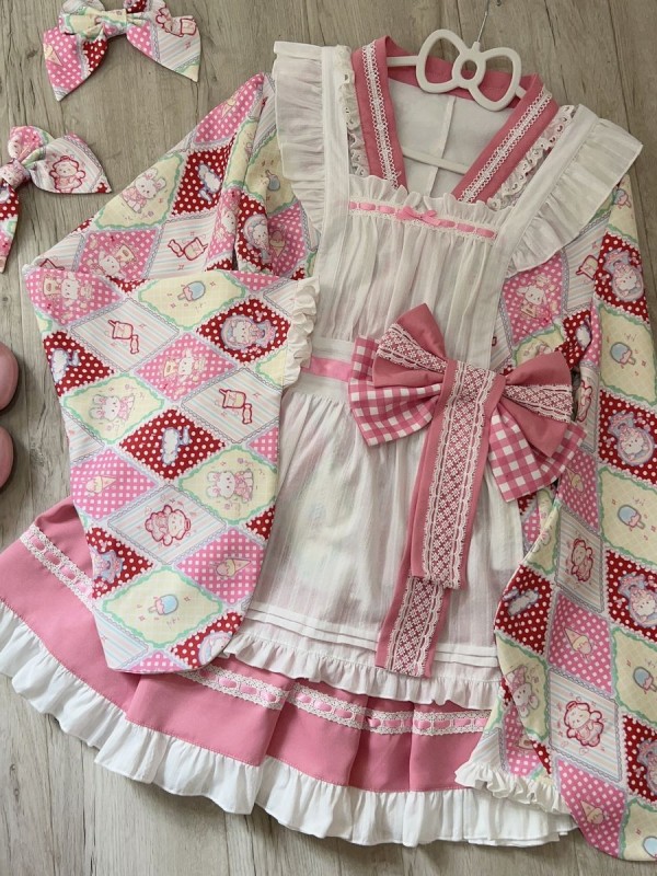 【Showa Sweet pet】~lolita~pink dress cute