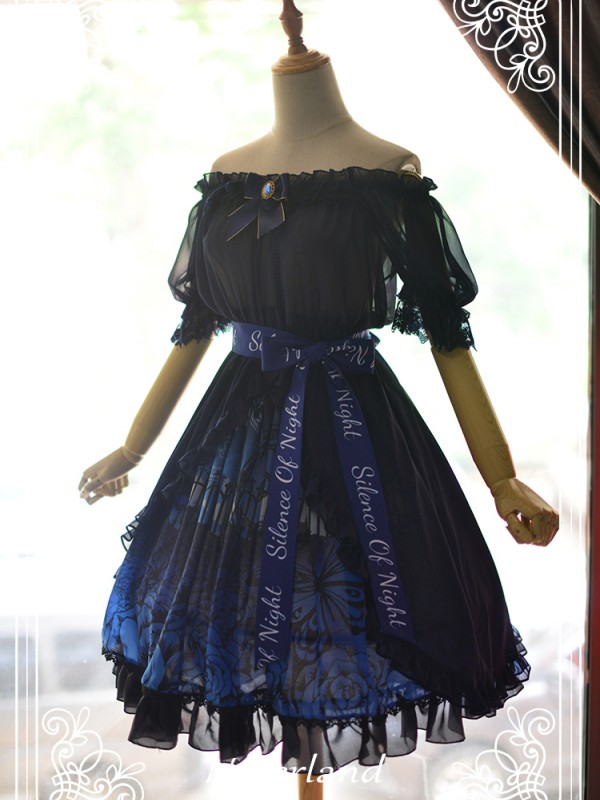 Silent Night Chiffon Overskirt Silent Night Chiffon Overskirt