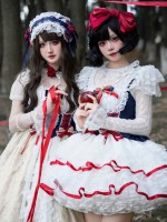 【Snow White】 ~ lolita ~ sweet cute jumperskirt 【Snow White】 ~ lolita ~ sweet cute jumperskirt