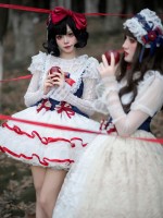 【Snow White】 ~ lolita ~ sweet cute jumperskirt 【Snow White】 ~ lolita ~ sweet cute jumperskirt