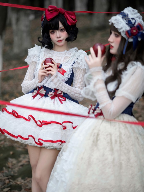 【Snow White】 ~ lolita ~ sweet cute jumperskirt 【Snow White】 ~ lolita ~ sweet cute jumperskirt