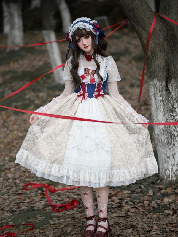 【Snow White】 ~ lolita ~ sweet cute jumperskirt