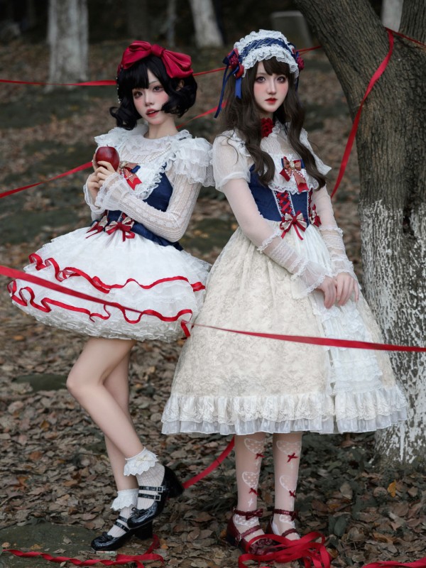 【Snow White】 ~ lolita ~ sweet cute jumperskirt