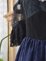 +Splendor Of Route+ Retro French Royal Count Gothic Off Shoulder One-piece 124
