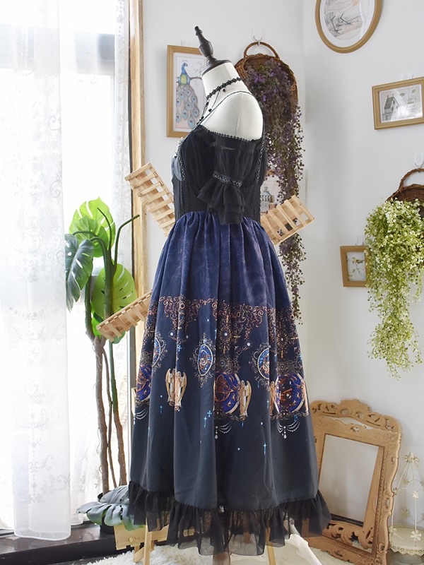+Splendor Of Route+ Retro French Royal Count Gothic Off Shoulder One-piece 124