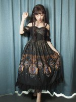 +Splendor Of Route+ Retro French Royal Count Gothic Off Shoulder One-piece 124 +Splendor Of Route+ Retro French Royal Count Gothic Off Shoulder One-piece 124