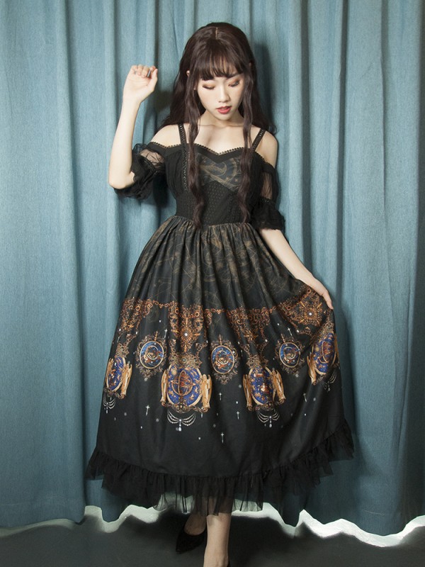 +Splendor Of Route+ Retro French Royal Count Gothic Off Shoulder One-piece 124 +Splendor Of Route+ Retro French Royal Count Gothic Off Shoulder One-piece 124