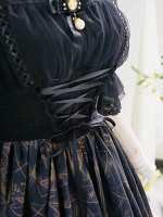 +Splendor Of Route+ Retro French Royal Count Gothic Off Shoulder One-piece 124