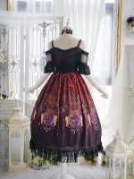 +Splendor Of Route+ Retro French Royal Count Gothic Off Shoulder One-piece 124