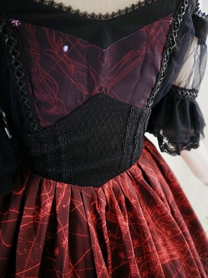 +Splendor Of Route+ Retro French Royal Count Gothic Off Shoulder One-piece 124