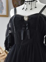 +Splendor Of Route+ Retro Gothic Dark Royal Count One-piece 125