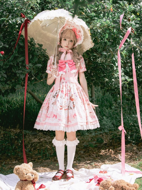 Star Warm Original Lolita Vintage Sweet and Cute OP