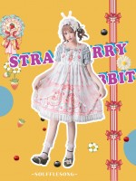 Strawberry Rabbit Breast-high Jumperskirt