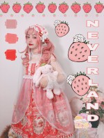 Strawberry Rabbit Breast-high Jumperskirt