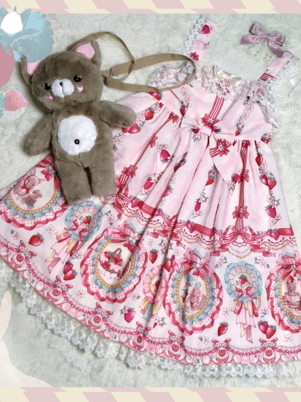 Strawberry Rabbit High-waisted Special Jumperskirt