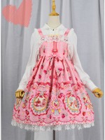 Strawberry Rabbit High-waisted Special Jumperskirt