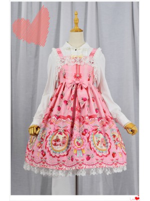 Strawberry Rabbit High-waisted Special Jumperskirt