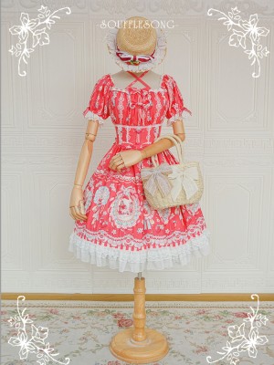 Summer Bowknot Lace Sweet Wicker Lolita Bag