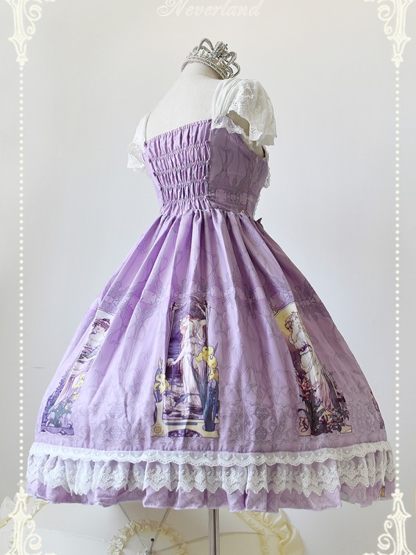 Sweet Classic Lolita Summer Maidens One-piece