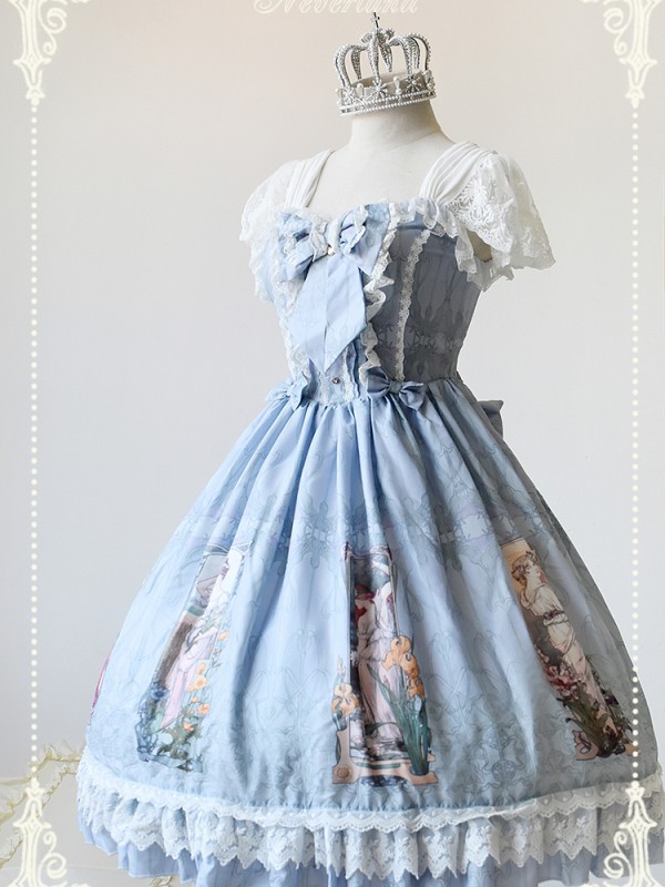 Sweet Classic Lolita Summer Maidens One-piece