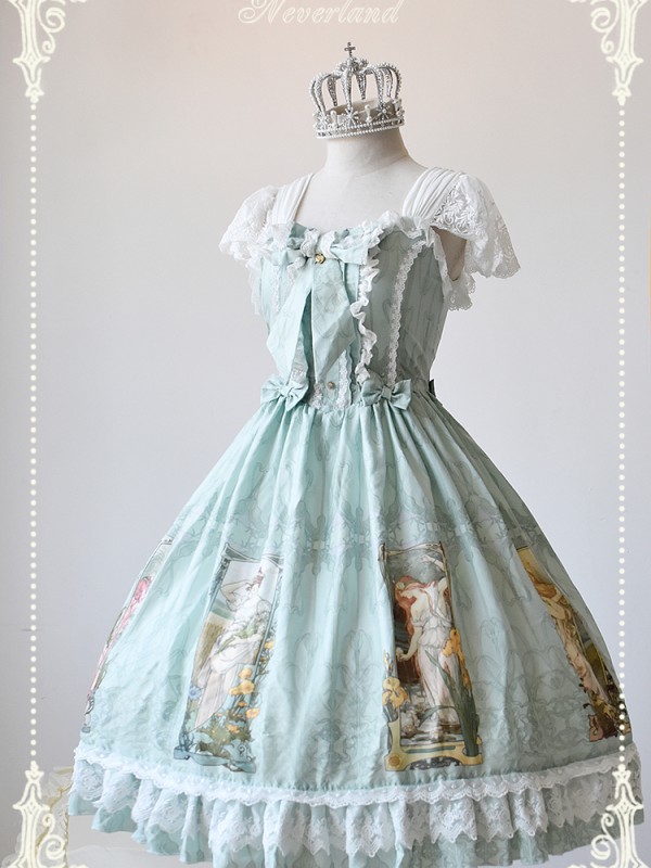 Sweet Classic Lolita Summer Maidens One-piece