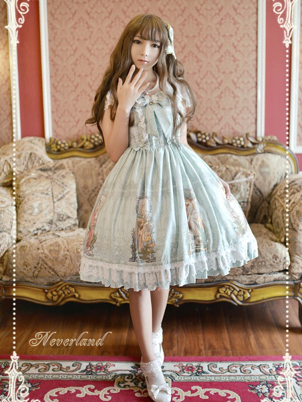 Sweet Classic Lolita Summer Maidens One-piece