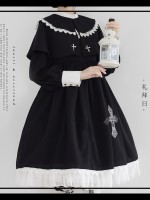 Sunday Gothic Nun Style One-piece