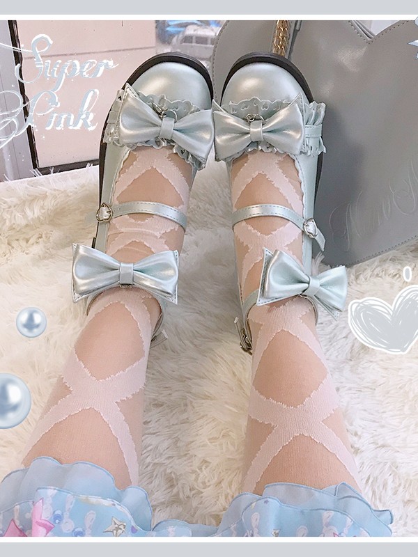Superpink - Song of Butterfly Lolita Shoes Superpink - Song of Butterfly Lolita Shoes