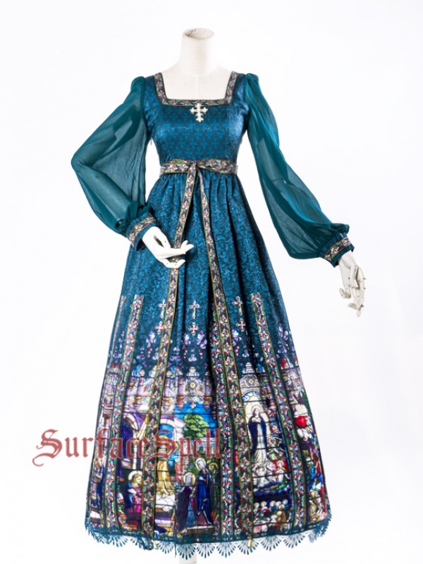 Surface Spell - Rosary High Waist Fishbone Skirt Surface Spell - Rosary High Waist Fishbone Skirt