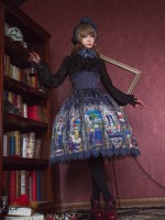 Surface Spell - Rosary High Waist Fishbone Skirt Surface Spell - Rosary High Waist Fishbone Skirt