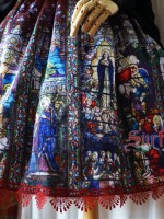Surface Spell - Rosary High Waist Fishbone Skirt Surface Spell - Rosary High Waist Fishbone Skirt