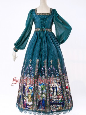 Surface Spell - Rosary Printed Gothic One-piece