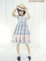 Sweet Cherry Deer Print Special Lolita Jumperskirt Sweet Cherry Deer Print Special Lolita Jumperskirt