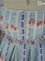Sweet Cherry Deer Print Special Lolita Jumperskirt Sweet Cherry Deer Print Special Lolita Jumperskirt