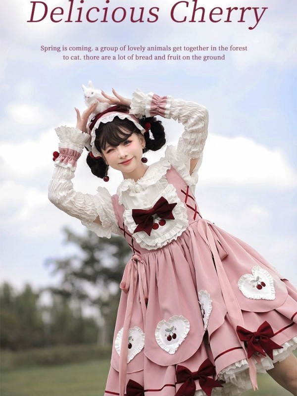 【Sweet Cherry】~Lolita~Jumperskirt Autumn and winter 【Sweet Cherry】~Lolita~Jumperskirt Autumn and winter