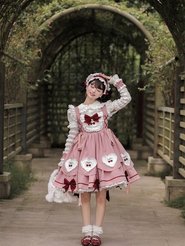 【Sweet Cherry】~Lolita~Jumperskirt  Autumn and winter