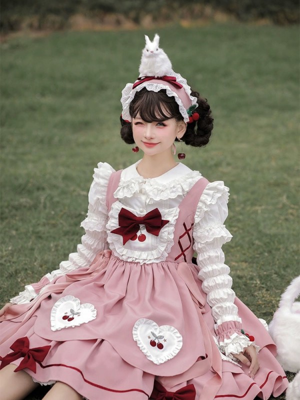 【Sweet Cherry】~Lolita~Jumperskirt  Autumn and winter