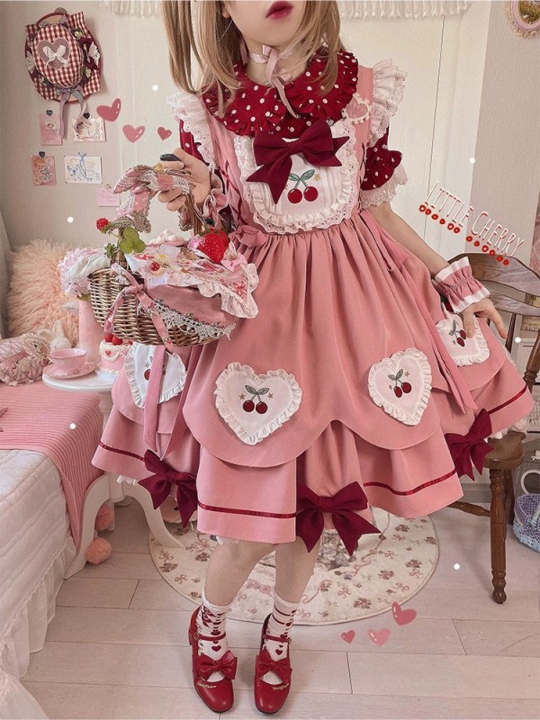 【Sweet Cherry】~Lolita~Jumperskirt Autumn and winter 【Sweet Cherry】~Lolita~Jumperskirt Autumn and winter