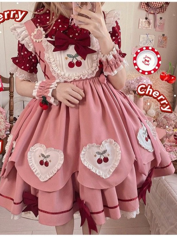 【Sweet Cherry】~Lolita~Jumperskirt  Autumn and winter