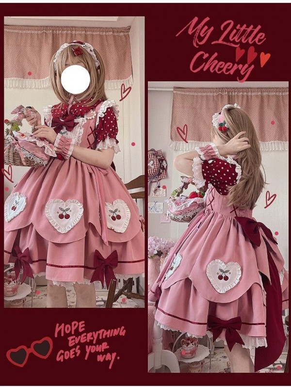 【Sweet Cherry】~Lolita~Jumperskirt  Autumn and winter