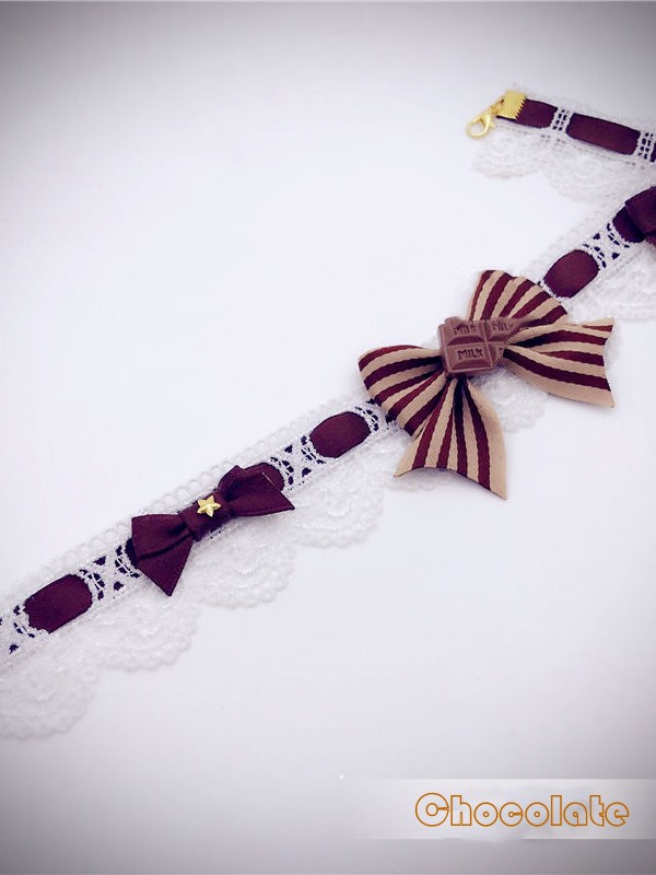 Sweet Chocolate Bowknot Choker Sweet Chocolate Bowknot Choker