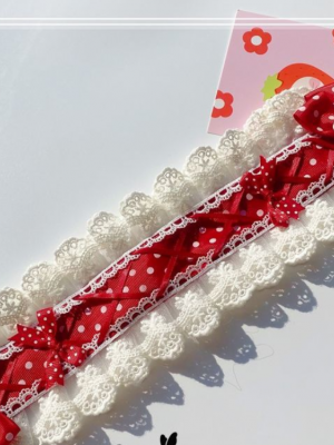 Sweet Red Lace Hairband