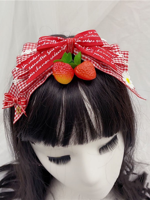 Sweet Strawberry Bowknot KC