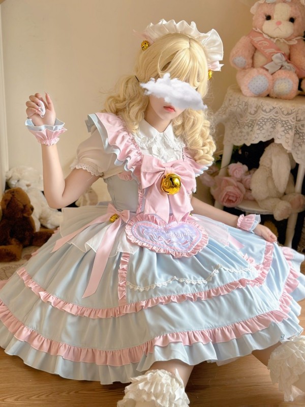 【Sweetheart maid】~Lolita Sweet Maid fashion style jumperskirt