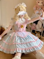 【Sweetheart maid】~Lolita Sweet Maid fashion style jumperskirt 【Sweetheart maid】~Lolita Sweet Maid fashion style jumperskirt