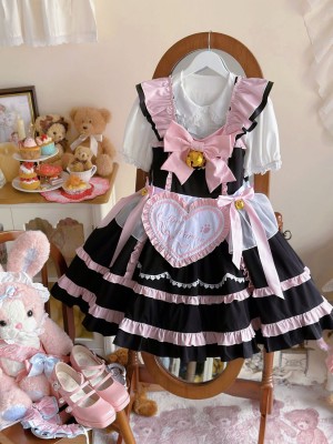 【Sweetheart maid】~Lolita Sweet Maid fashion style jumperskirt