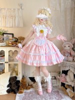 【Sweetheart maid】~Lolita Sweet Maid fashion style jumperskirt